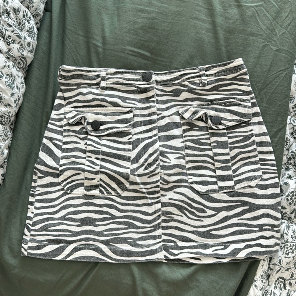 BDG zebra skirt